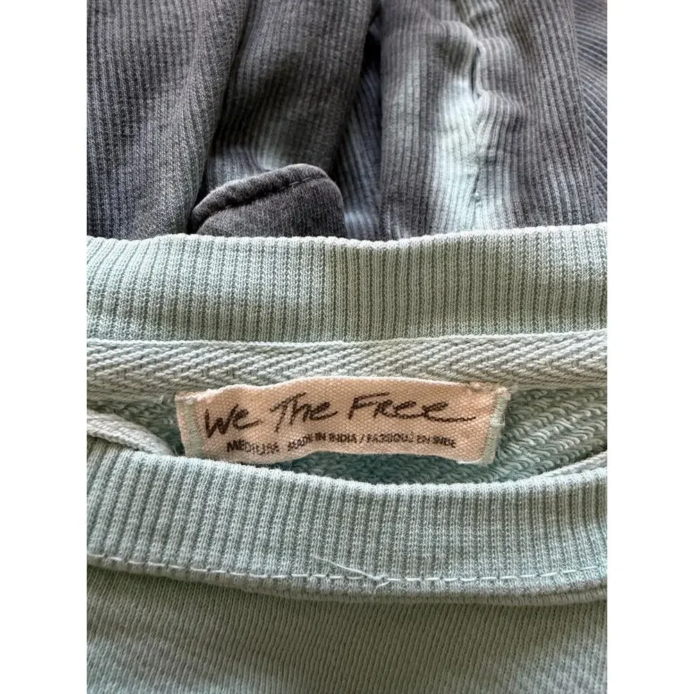 Free People We The Free Washed Camden Sweatshirt Rare Find Medium